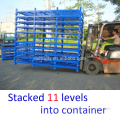 L3000mm Stacking Rack with 8upright posts suitable for long rugs or fabrics rolls